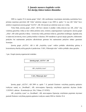 Įmonių grupės ”Alita” vertės pokyčių bei juos įtakojančių veiksnių analizė. Paveikslėlis 6