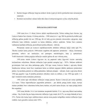 Infliacijos pasekmės Lietuvoje. Paveikslėlis 8