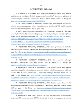 INFORMACIJA, KURIĄ PRIVALU PATEIKTI VALSTYBINEI MOKESČIŲ INSPEKCIJAI. Paveikslėlis 10