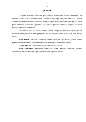 INFORMACIJA, KURIĄ PRIVALU PATEIKTI VALSTYBINEI MOKESČIŲ INSPEKCIJAI. Paveikslėlis 3