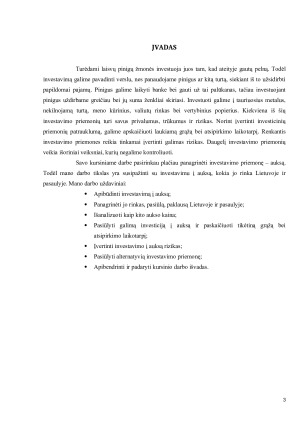 Investavimas į auksą. Paveikslėlis 3