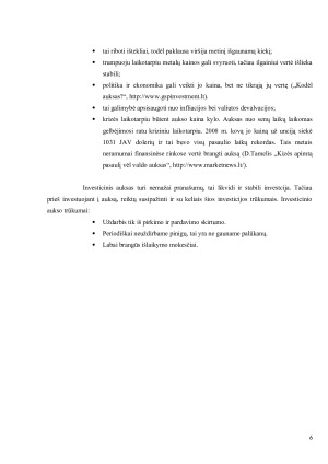 Investavimas į auksą. Paveikslėlis 6