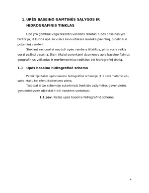 Rašės upės baseino vandens išteklių naudojimas ir apsauga. Paveikslėlis 4