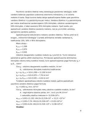 Rašės upės baseino vandens išteklių naudojimas ir apsauga. Paveikslėlis 8