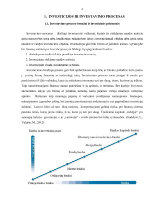 INVESTAVIMO PROCESO ANALIZĖ. Paveikslėlis 4