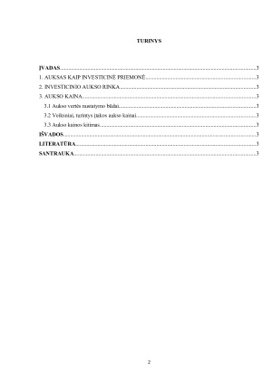 INVESTICIJOS Į AUKSĄ. Paveikslėlis 2