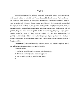 INVESTICIJŲ VALDYMO PROCESAS. Paveikslėlis 3