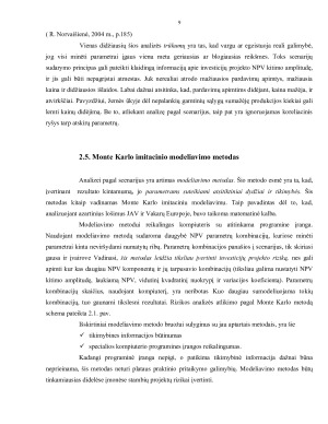 Investicinės rizikos įvertinimo metodai. Paveikslėlis 9