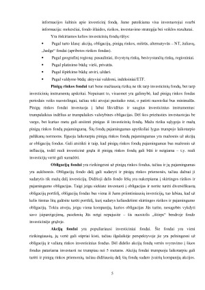 Investicinių fondų mokesčių struktūros analizė. Paveikslėlis 5