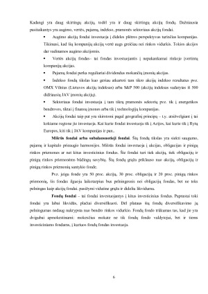 Investicinių fondų mokesčių struktūros analizė. Paveikslėlis 6