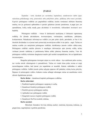 KAPITALO PELNINGUMO RODIKLIŲ ANALIZĖ. Paveikslėlis 3