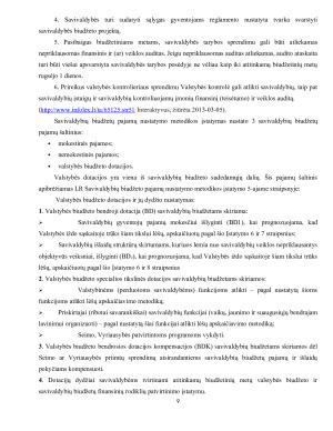 KAUNO MIESTO SAVIVALDYBĖS BIUDŽETO SUDARYMAS, VYKDYMAS IR ANALIZĖ BEI BIUDŽETO PROBLEMOS. Paveikslėlis 9