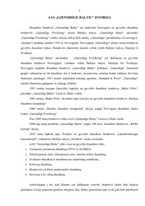 KELIONIŲ DRAUDIMO AAS „GJENSIDIGE BALTIC“ IR UAB „PZU LIETUVA“ LYGINAMOJI ANALIZĖ. Paveikslėlis 4
