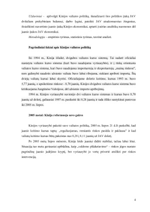 KINIJOS VALIUTA ANALIZĖ EKONOMINIAIS KLAUSIMAIS. Paveikslėlis 4