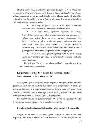 KINIJOS VALIUTA ANALIZĖ EKONOMINIAIS KLAUSIMAIS. Paveikslėlis 9