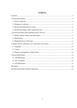 Komercinių bankų sistema ir jos kitimo ekonominė analizė Lietuvoje. Paveikslėlis 2