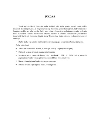 Komercinių bankų sistema ir jos kitimo ekonominė analizė Lietuvoje. Paveikslėlis 3