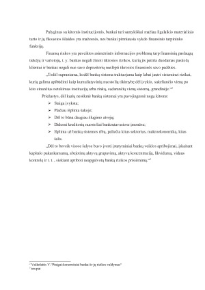 Komercinių bankų veiklos rizikos vertinimo būdai. Paveikslėlis 8