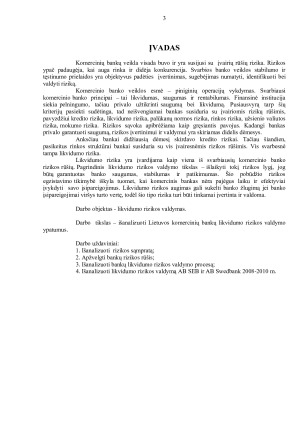 LIKVIDUMO VALDYMAS LIETUVOS KOMERCINIUOSE BANKUOSE. Paveikslėlis 3