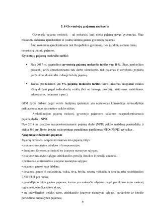 LIETUVOJE MOKAMI MOKESČIAI. Paveikslėlis 8