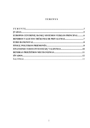 LIETUVOS DALYVAVIMAS EUROPOS CENTRINIŲ BANKŲ SISTEMOJE PO EURO ĮVEDIMO – PRIVALUMAI IR TRŪKUMAI. Paveikslėlis 2