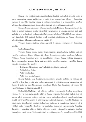 LIETUVOS FINANSŲ SISTEMA DABARTINĖ BŪKLĖ IR PLĖTROS GALIMYBĖS. Paveikslėlis 4