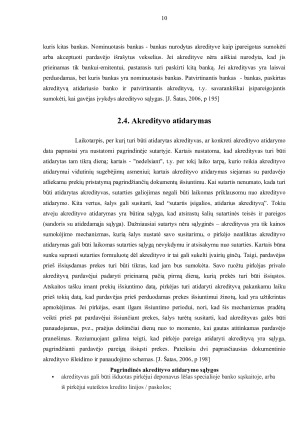 LIETUVOS ĮMONIŲ TARPTAUTINIAI ATSISKAITYMAI AKREDITYVAI, JŲ RŪŠYS, GALIMYBĖS. Paveikslėlis 10