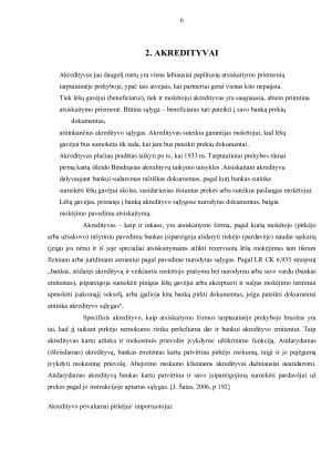 LIETUVOS ĮMONIŲ TARPTAUTINIAI ATSISKAITYMAI AKREDITYVAI, JŲ RŪŠYS, GALIMYBĖS. Paveikslėlis 6