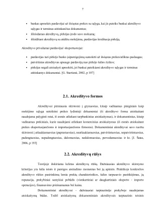 LIETUVOS ĮMONIŲ TARPTAUTINIAI ATSISKAITYMAI AKREDITYVAI, JŲ RŪŠYS, GALIMYBĖS. Paveikslėlis 7