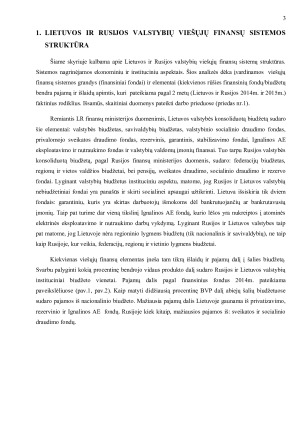 LIETUVOS IR RUSIJOS VIEŠŲJŲ FINANSŲ SISTEMOS LYGINAMOJI ANALIZĖ. Paveikslėlis 3