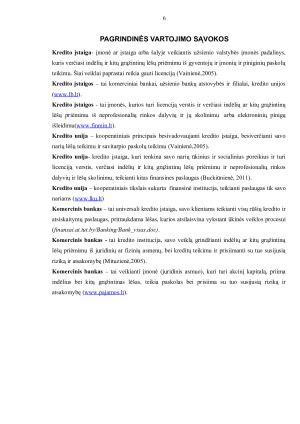 LIETUVOS KREDITO ĮSTAIGOS IR JŲ VEIKLA. Paveikslėlis 6