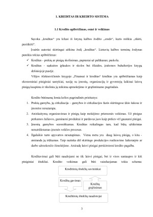 Lietuvos kredito sistema ir jos teisinis reglamentavimas. Paveikslėlis 3