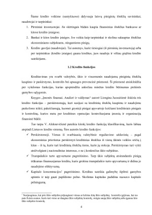 Lietuvos kredito sistema ir jos teisinis reglamentavimas. Paveikslėlis 4