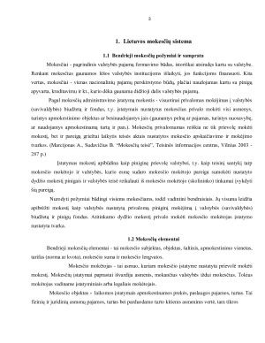 Lietuvos mokesčių sistemos analizė ir jos palyginimas su Latvijos gyventojų pajamų mokesčiu. Paveikslėlis 3