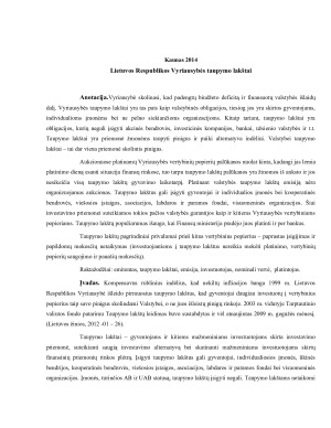 LIETUVOS RESPUBLIKOS VYRIAUSYBĖS TAUPYMO LAKŠTAI. Paveikslėlis 2