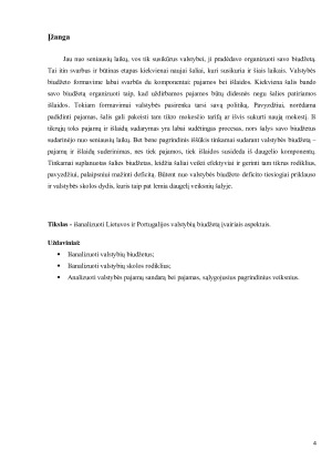 Lietuvos valstybės biudžeto 2004-2008 metų analizė ir pagrindinių rodiklių Lietuvos ir Portugalijos valstybės biudžetų palyginimas. Paveikslėlis 4