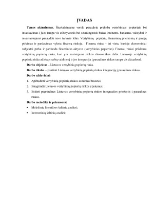 LIETUVOS VP RINKOS INTEGRACIJOS Į PASAULINES RINKAS ANALIZĖ. Paveikslėlis 5