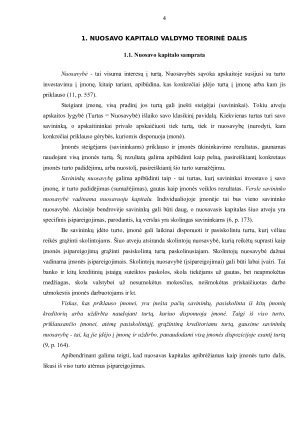 Nuosavo kapitalo formavimo politika UAB „AAA Baltic Reklama“ įmonėje. Paveikslėlis 4