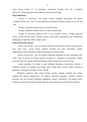 Lizingo rinkos ir plėtros Lietuvoje analizė. Paveikslėlis 10