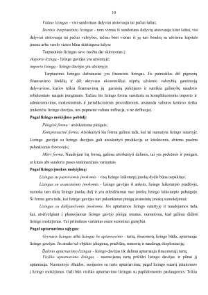 Lizingo rinkos ir plėtros Lietuvoje analizė. Paveikslėlis 9