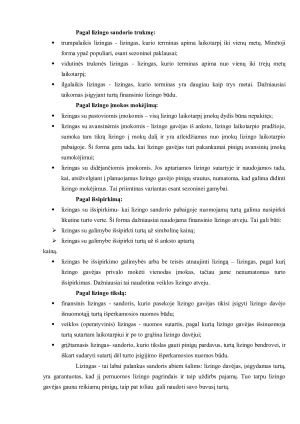 LIZINGO SUTEIKIMO PROCESAS. Paveikslėlis 8