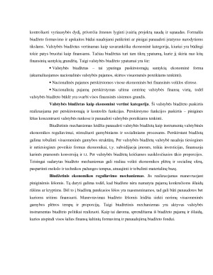 LR VALSTYBĖS BIUDŽETO SUDARYMAS IR VYKDYMAS. Paveikslėlis 6