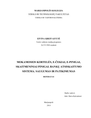 MOKAMOSIOS KORTELĖS, E-ČEKIAI, E-PINIGAI, SKAITMENINIAI PINIGAI. BANKŲ ATSISKAITYMO SISTEMA. SAUGUMAS IR PATIKIMUMAS