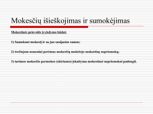 Mokesčių išieškojimas ir sumokėjimas. Paveikslėlis 3