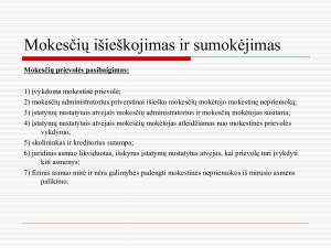 Mokesčių išieškojimas ir sumokėjimas. Paveikslėlis 6