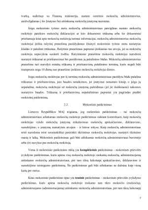MOKESTINIAI PATIKRINIMAI IR JŲ EFEKTYVUMAS. Paveikslėlis 7