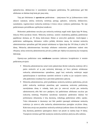 MOKESTINIAI PATIKRINIMAI IR JŲ EFEKTYVUMAS. Paveikslėlis 8