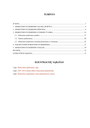 MOKESTINIO PATIKRINIMO TEISINIS REGULIAVIMAS. Paveikslėlis 2