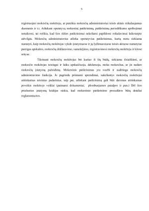 MOKESTINIO PATIKRINIMO TEISINIS REGULIAVIMAS. Paveikslėlis 5