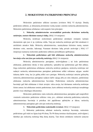 MOKESTINIO PATIKRINIMO TEISINIS REGULIAVIMAS. Paveikslėlis 6